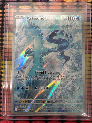 Pokémon Articuno Illustration Rare Journey Together 161/159