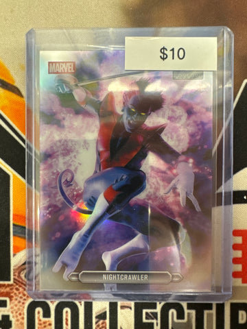 2026 Topps Chrome Marvel Nightcrawler FanFare Card SP