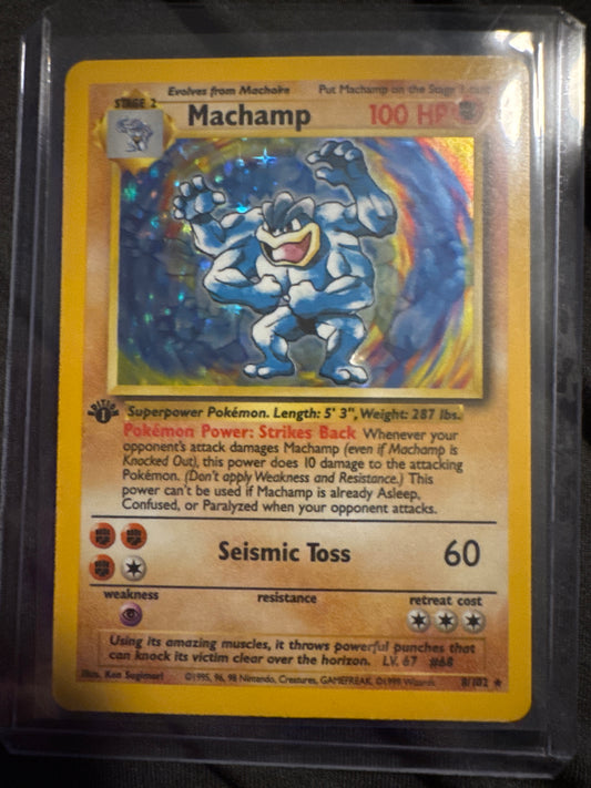 Pokémon 1st Edition Machamp Deck Exclusive Base Set 8/102
