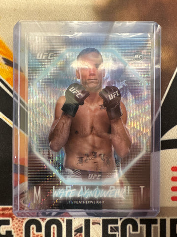 2025 Topps Midnight UFC Nate Landwehr Rookie Wave Refractor