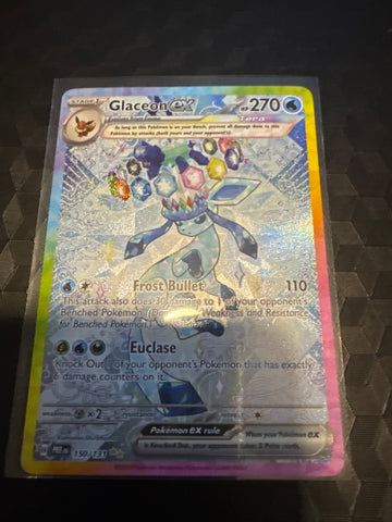 Pokemon Glaceon ex 150/131 Prismatic evolutions