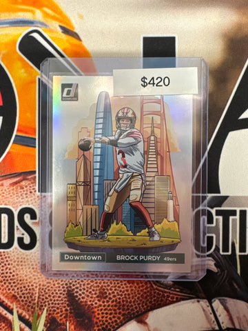 2024 Panini Donruss NFL Brock Purdy Downtown SSP