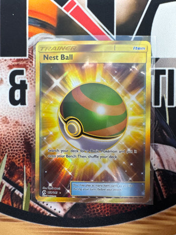 Pokemon Trainer Nest Ball Secret 158/149 SM Base Set