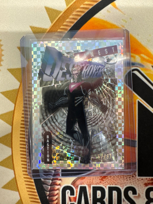 2025 Topps Finest Marvel X-Man ‘97 Bastion Destroyer Hyper Refractor /97