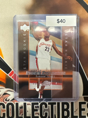 2003-04 Upper Deck Basketball LeBron James Rookie Exclusives