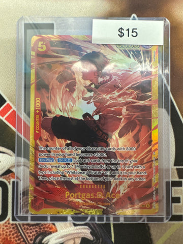 One Piece Portgas.D.Ace OP16-118 The Time Of Battle Super Rare NM