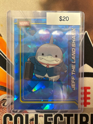 2026 Topps Chrome Marvel Sapphire Jeff The Land Shark Sapphire Base