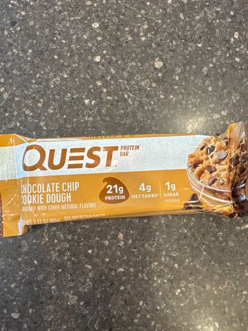 Cafe Quest Bar Chocolate Chip Cookie Dough