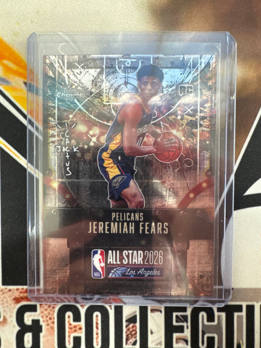 2026 Topps Chrome NBA Cactus Jack Jeremiah Fears Rookie All-Star Game 2026