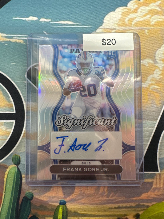 2024 Panini Prizm NFL Frank Gore Jr Significant Rookie Autograph