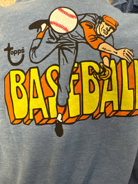 Topps Homage Baseball Pro League Light Blue youth T-Shirt
