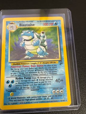 Pokémon Blastoise holo Base Set 2