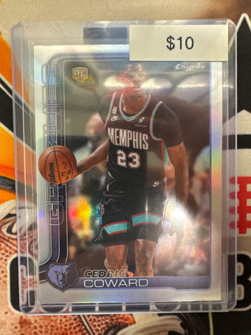 2026 Topps Chrome NBA Update Cedric Coward Rookie Refractor