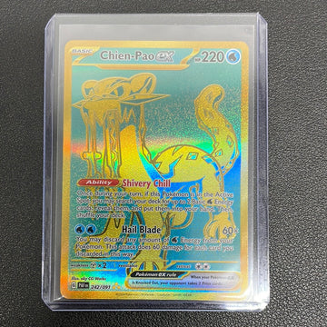 Pokémon Chien-Pao ex Hyper Rare (Paldean Fates) 242/091