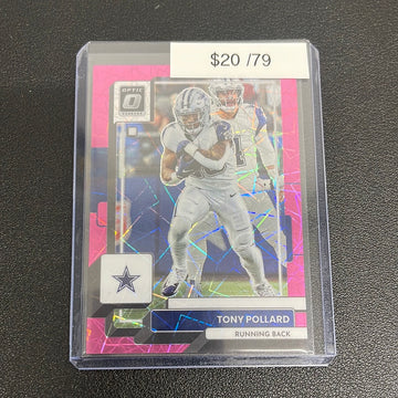 2022 NFL Donruss Optic Tony Pollars Pink Velocity /79