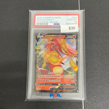 Pokemon Centiskorch V PSA 10