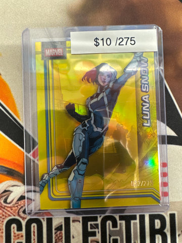 2026 Topps Chrome Marvel Luna Snow Yellow Refractor /275