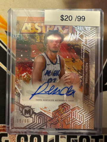 2026 Topps Motif Basketball Noah Penda Rookie Abstract Ink Autograph Refractor /99