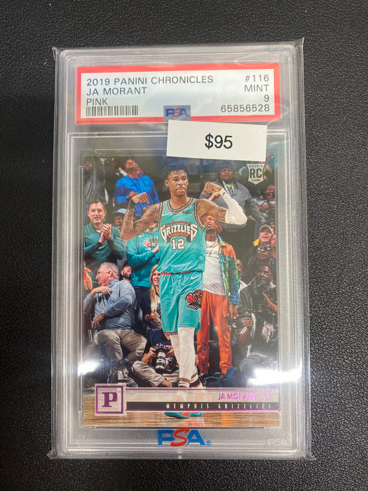 2019 Panini Chronicles Ja Morant Pink PSA 9