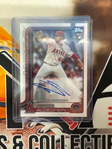 2025 Topps Series Two MLB Samuel Aldegheri Rookie Autograph