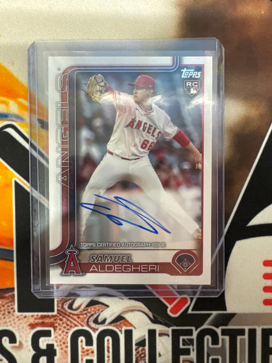 2025 Topps Series Two MLB Samuel Aldegheri Rookie Autograph