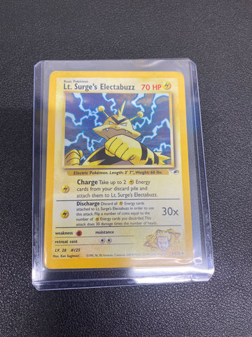 Pokémon Lt. Surge’s Electabuzz Gym Heroes Holo 6/132 MP