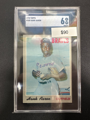 1970 Topps MLB Hank Aaron SGC 6