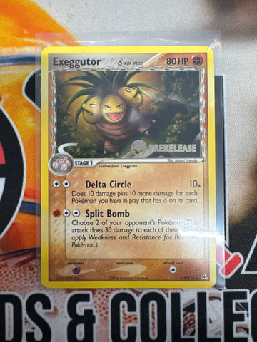 Pokémon Exeggutor Delta Species 41/110 Nintendo Promo Prerelease