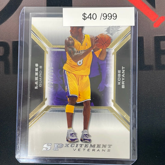 2005-06 NBA Kobe Bryant Spx SPxcitement /999