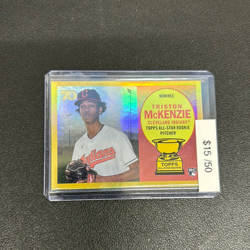 2021 MLB Topps Triston McKenzie Nominee All-Star Rookie /50