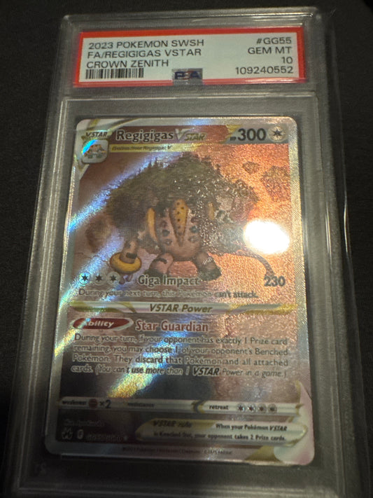 Pokemon Regigigas VSTAR GG55/GG70 PSA 10