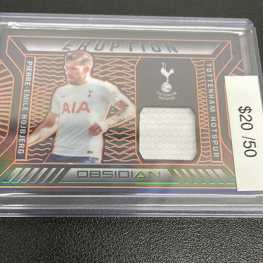 2021-22 Obsidian Tottenham Hotspur patch /50 Eruption