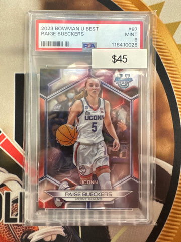 2023 Bowman U Best Paige Bueckers PSA 9
