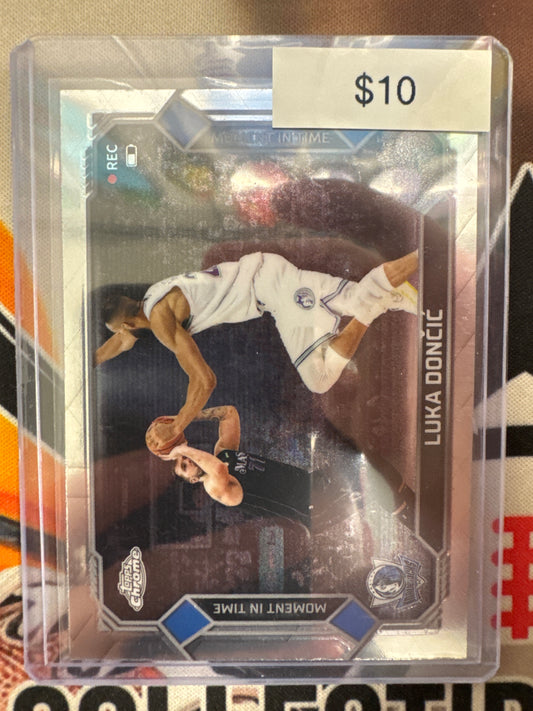 2026 Topps Chrome NBA Update Luka Doncic Moment In Time Base