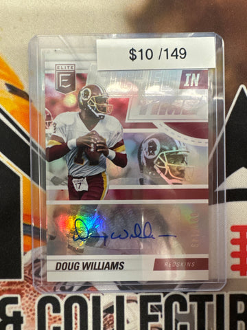2022 Panini Donruss Elite NFL Doug Williams Etched In Time Autograph /149