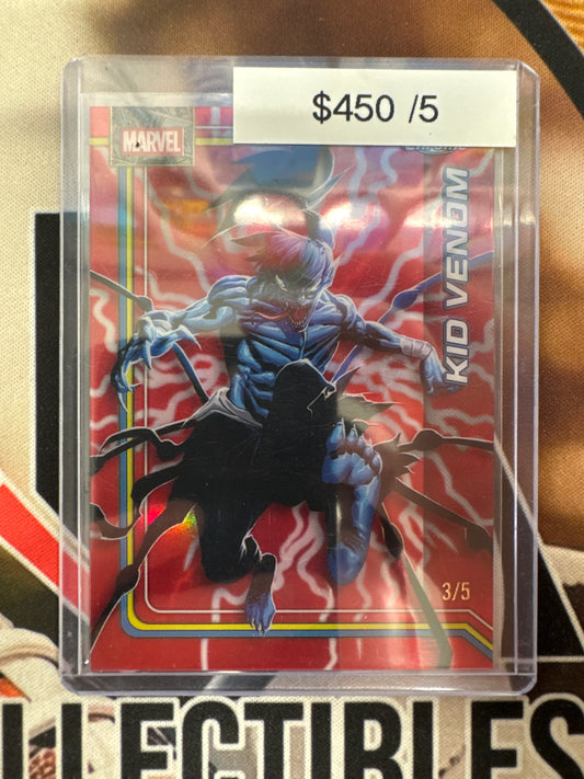 2026 Topps Chrome Marvel Kid Venon Red Refractor /5