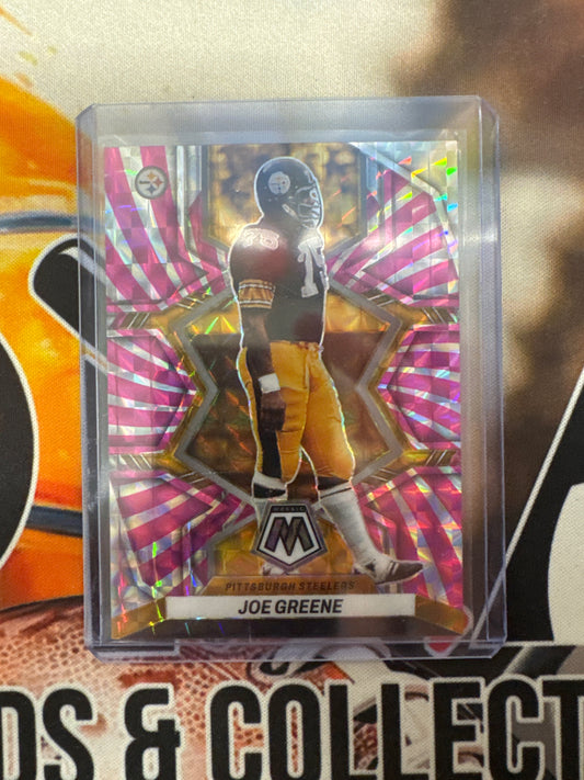 2022 Panini Mosaic NFL Joe Greene Pink Mosaic /11