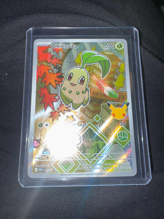 Pokemon Chikorita MEP 046 promo