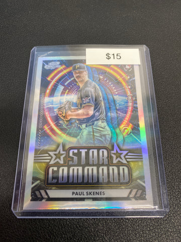 2024 Topps Chrome Cosmic Star Command Rookie Paul Skenes