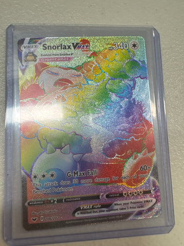 Pokémon Snorlax VMAX 206/202