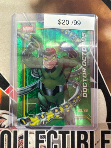 2026 Topps Chrome Marvel Doctor Octopus Green Lazer Refractor /99