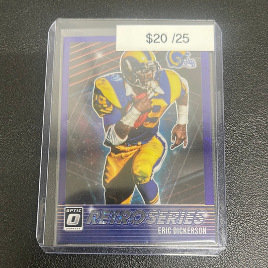 2021 NFL Donruss Optic Eric Dickerson Retro Series /25