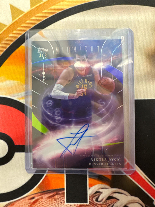 2025-26 Topps Midnight NBA Nikola Jokic Stroke Of Midnight Autograph 3/3