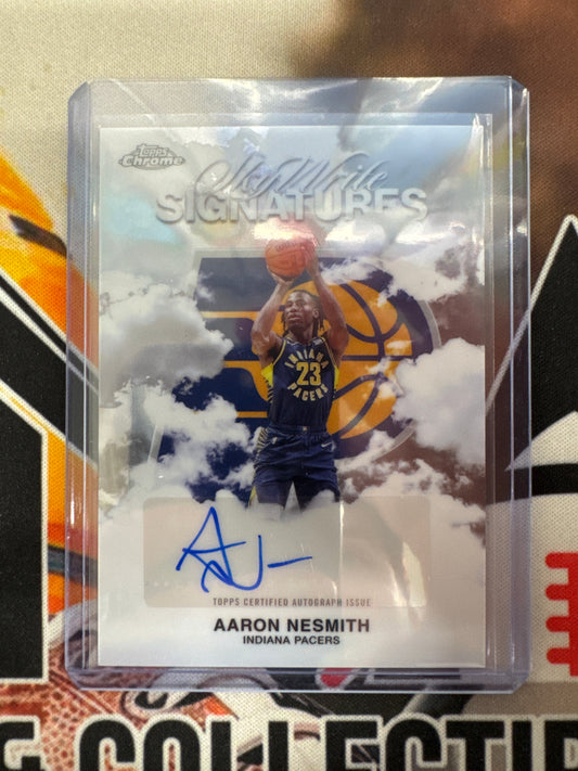 2025-26 Topps Chrome NBA Aaron Nesmith Skywrite Signatures