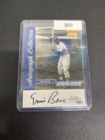 1999 MLB Fleer Sports Illustrated Ernie Banks Autograph Collection