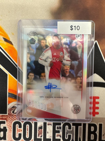 2026 Topps Chrome Champions League Don-Angelo Konadu Rookoe Refractor Autograph