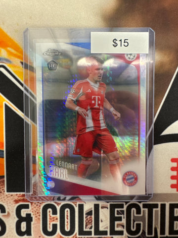 2026 Topps Chrome Champions League Lennart Karl Rookie Hyper Refractor
