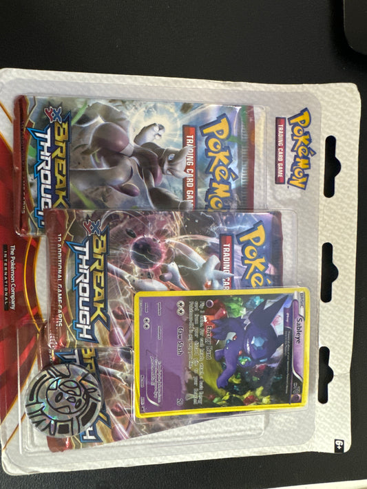 Pokemon Break Through 3 pack blister with promo