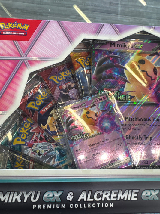 Pokemon Mimikyu ex & Alcremie ex Premium Collection box