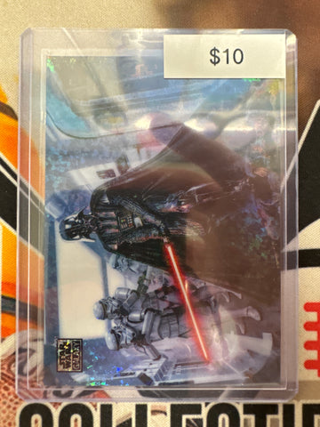 Topps Chrome Star Wars Galaxy The Dark Lord Speckle Refractor